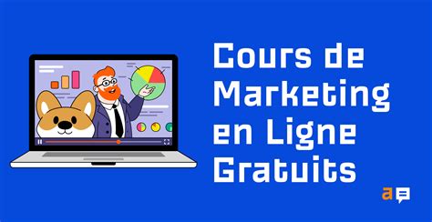 Cours en ligne dédiés au marketing numérique .